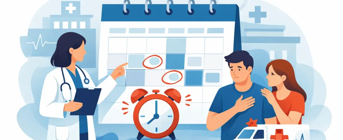 Guida prenotazione visite mediche urgenti