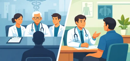 Commissione medica o visita privata?