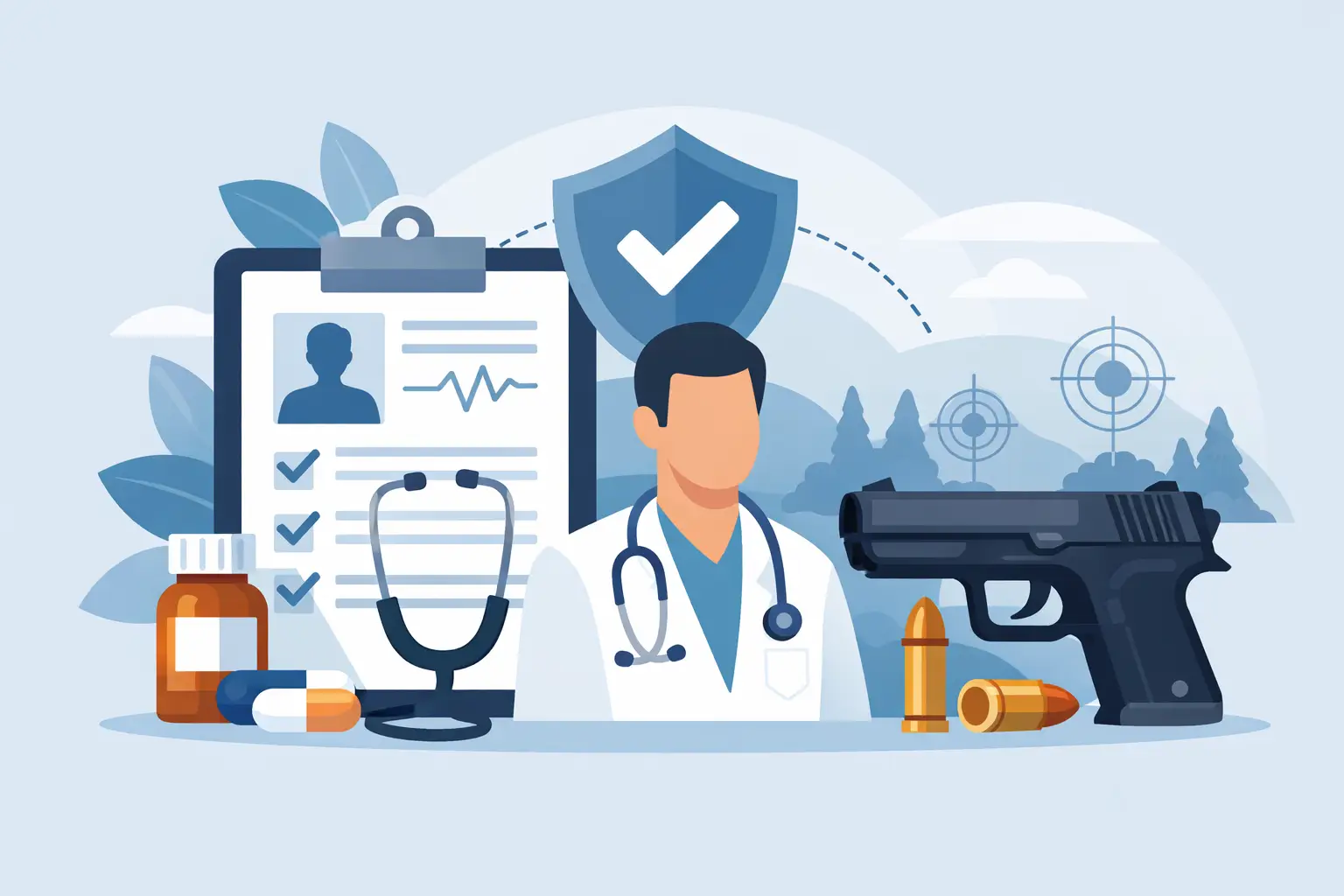 Guida al certificato medico per porto d’armi