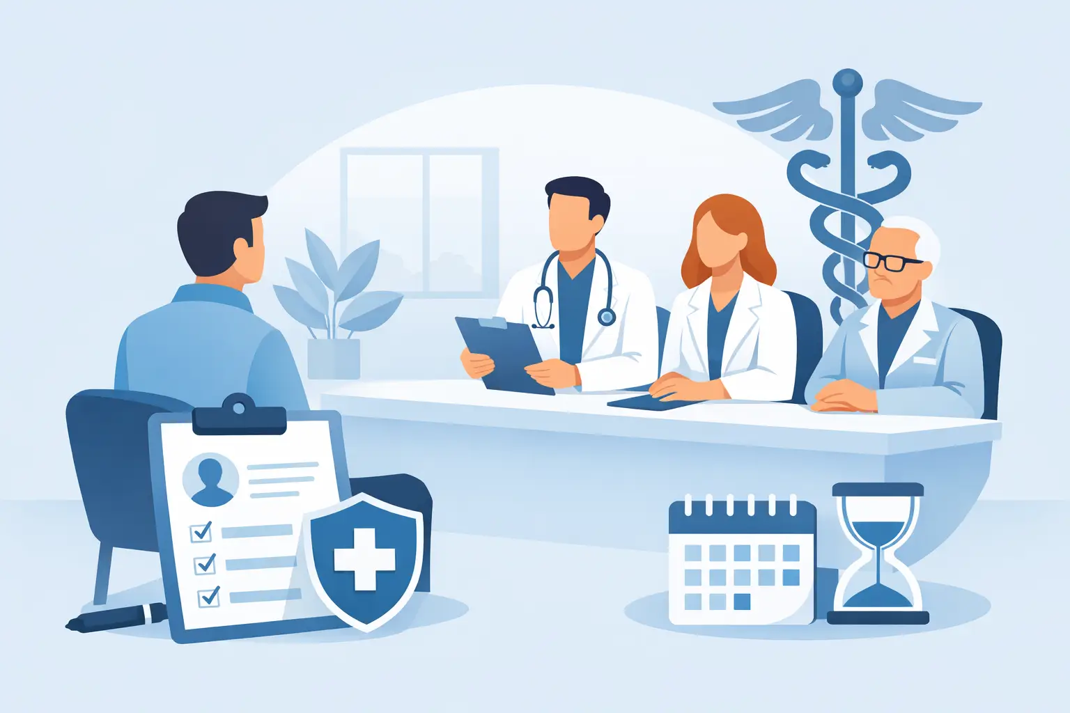 Come richiedere la visita in commissione medica