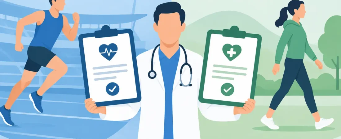 Differenze tra certificato agonistico e non agonistico
