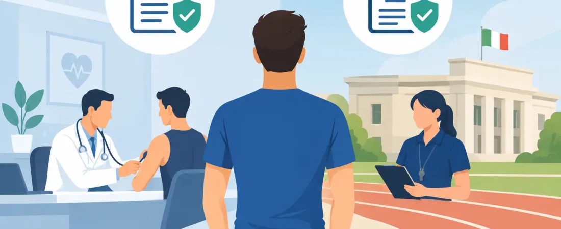 Certificato sportivo privato o pubblico: differenze